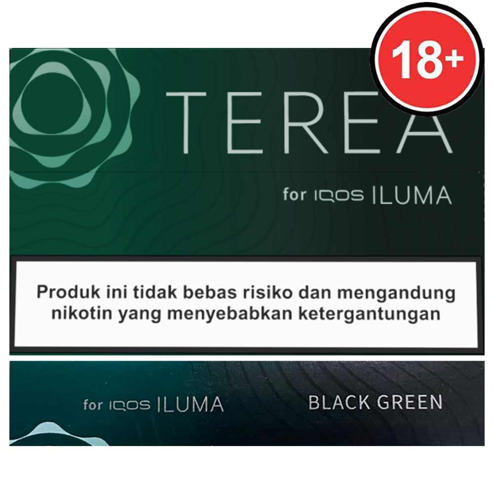 Terea Stick Tembakau Black Green 20X6.3G | KlikIndomaret