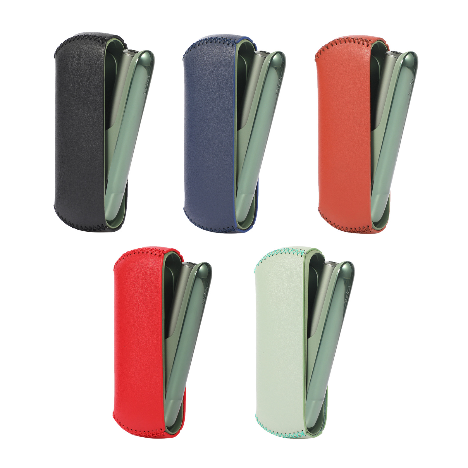 適用IQOS ILUMA 保護殼套 超薄編織皮革軟殼