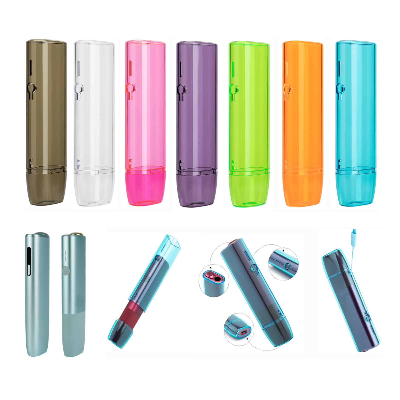 適用IQOS ILUMA i ONE保護殼套iluma i one六七代新款 帶掛繩7色現貨